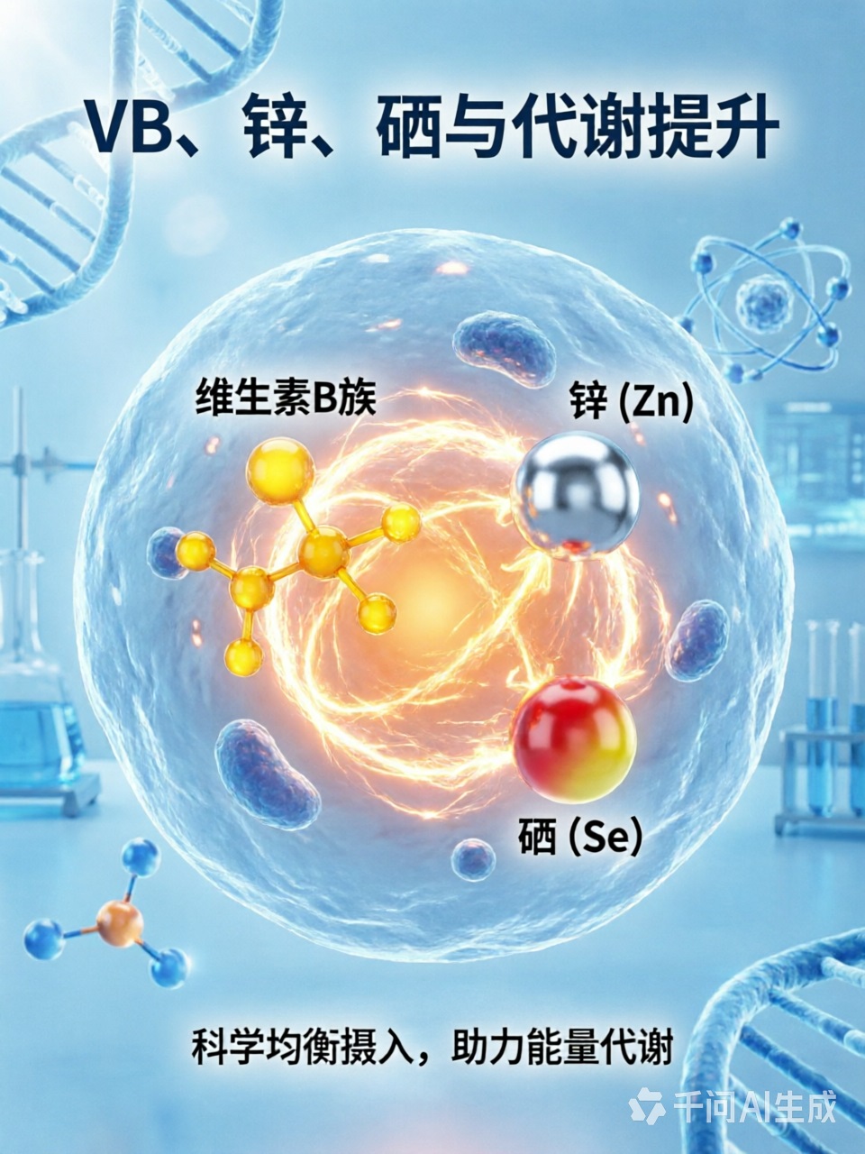 VB、锌、硒真的可以提高代谢吗？